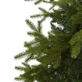 7’ Belgium Fir “Natural Look” Artificial Christmas Tree with 500 Clear LED Lights-Christmas Tree-Parc Decor