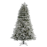 7' Flocked Colorado Mountain Fir Artificial Christmas Tree-Christmas Tree-Parc Decor