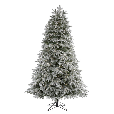 7' Flocked Colorado Mountain Fir Artificial Christmas Tree-Christmas Tree-Parc Decor