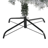 7' Flocked Rock Springs Spruce Artificial Christmas Tree with 800 Bendable Branches-Christmas Tree-Parc Decor