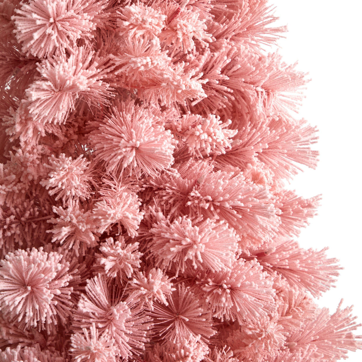 7' Holiday Pink Cashmere Christmas Tree with 300 lights and 599 Bendable Branches-Christmas Tree-Parc Decor