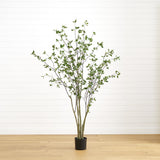 7' Minimalist Citrus Artificial Tree-Tree-Parc Decor