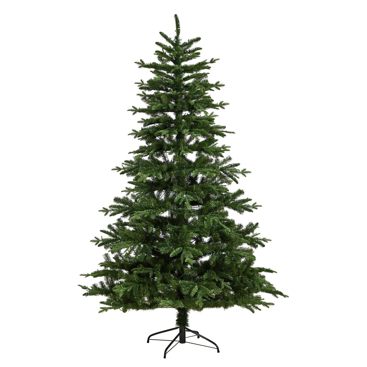 7’ Montreal Spruce Christmas Tree with 650 Warm White LED Lights and 1575 Bendable Branches-Christmas Tree-Parc Decor