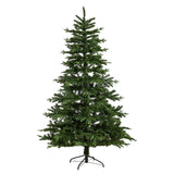 7’ Montreal Spruce Christmas Tree with 650 Warm White LED Lights and 1575 Bendable Branches-Christmas Tree-Parc Decor