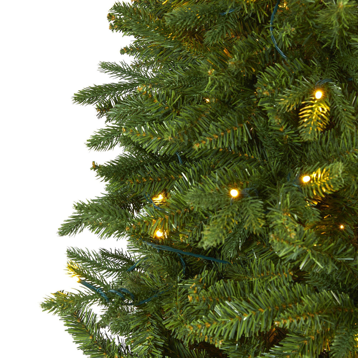 7' New Hampshire Fir Artificial Christmas Tree with 450 Clear LED Lights-Christmas Tree-Parc Decor