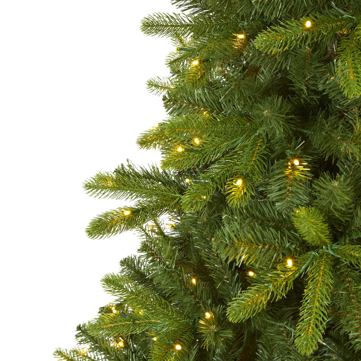 7’ New Haven Spruce “Natural Look” Artificial Christmas Tree with 500 LED Lights-Christmas Tree-Parc Decor