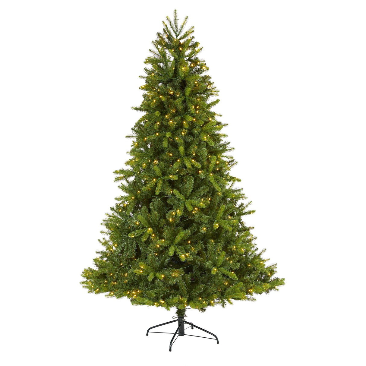 7’ New Haven Spruce “Natural Look” Artificial Christmas Tree with 500 LED Lights-Christmas Tree-Parc Decor
