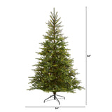 7’ North Carolina Spruce Artificial Christmas Tree with 931 Bendable Branches-Christmas Tree-Parc Decor