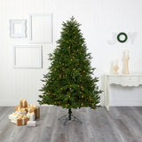 7' Nova Scotia Fir Real Touch Artificial Christmas Tree-Christmas Tree-Parc Decor
