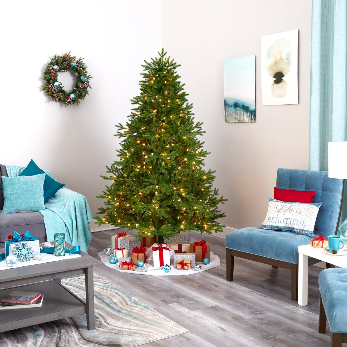 7' Nova Scotia Fir Real Touch Artificial Christmas Tree-Christmas Tree-Parc Decor