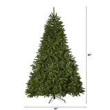 7’ Sierra Spruce “Natural Look” Artificial Christmas Tree with 500 Clear LED Lights and 2213 Tips-Christmas Tree-Parc Decor