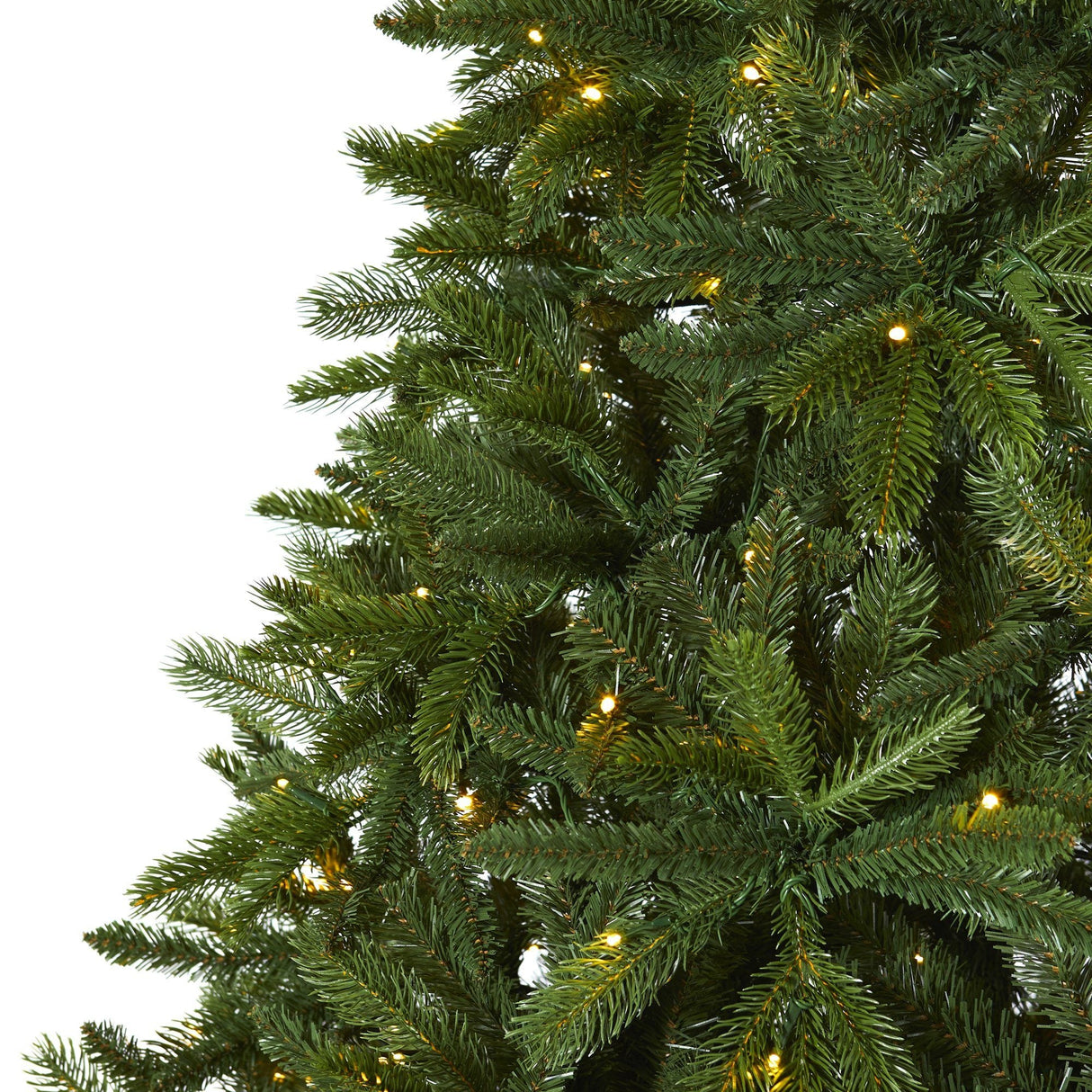 7’ Sierra Spruce “Natural Look” Artificial Christmas Tree with 500 Clear LED Lights and 2213 Tips-Christmas Tree-Parc Decor