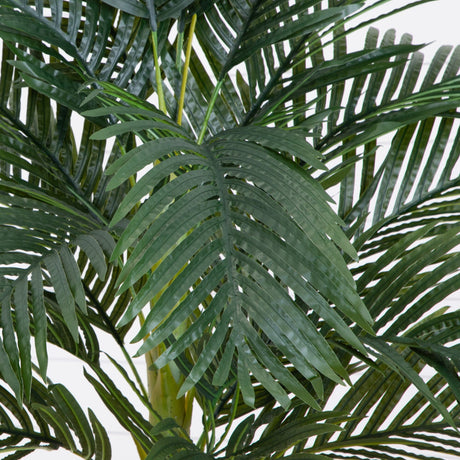 7’ Single Stalk Golden Cane Artificial Palm Tree-Tree-Parc Decor