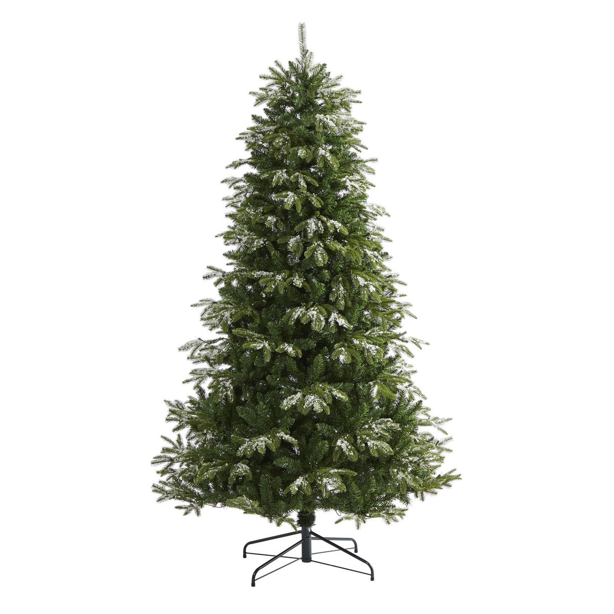 7’ Snowed Grand Teton Artificial Christmas Tree with 500 Clear Lights and 1050 Bendable Branches-Christmas Tree-Parc Decor