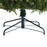 7’ Snowed Grand Teton Artificial Christmas Tree with 500 Clear Lights and 1050 Bendable Branches-Christmas Tree-Parc Decor