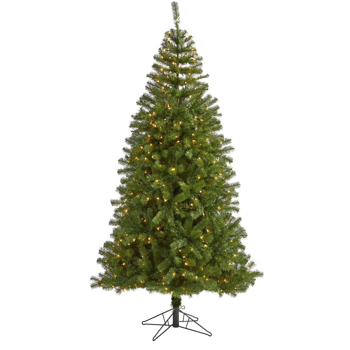 7' Springfield Artificial Christmas Tree with 400 Warm Clear Lights and 916 Bendable Branches-Christmas Tree-Parc Decor