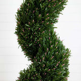 7' UV Resistant Artificial Rosemary Spiral Topiary Tree (Indoor/Outdoor)-Tree-Parc Decor