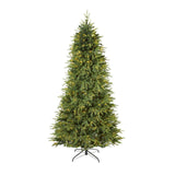 7’ Vancouver Fir “Natural Look” Artificial Christmas Tree with 500 Clear LED Lights and 2542 Bendable Branches-Christmas Tree-Parc Decor
