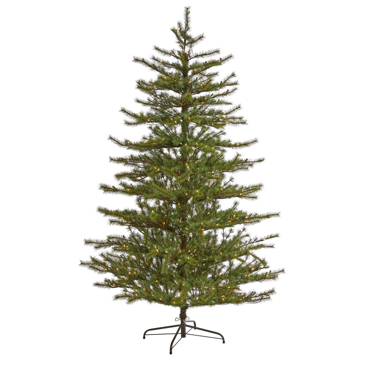 7’ Vancouver Mountain Pine Artificial Christmas Tree with 450 Clear Lights and 1762 Bendable Branches-Christmas Tree-Parc Decor