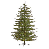 7’ Vancouver Mountain Pine Artificial Christmas Tree with 450 Clear Lights and 1762 Bendable Branches-Christmas Tree-Parc Decor