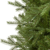 7' Vienna Fir Artificial Christmas Tree with 450 Warm White Lights and 843 Bendable Branches-Christmas Tree-Parc Decor