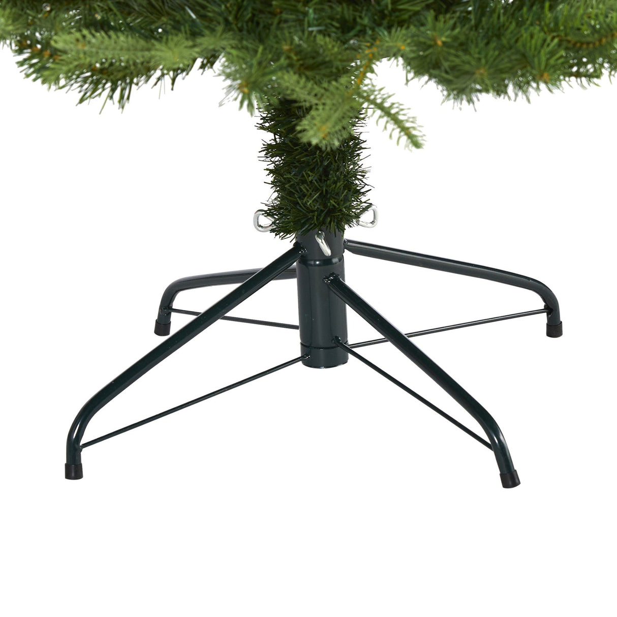 7’ Wellington Spruce “Natural Look” Artificial Christmas Tree with 400 Clear LED Lights and Pine Cones-Christmas Tree-Parc Decor