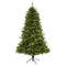 7’ Wellington Spruce “Natural Look” Artificial Christmas Tree with 400 Clear LED Lights and Pine Cones-Christmas Tree-Parc Decor