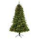 7’ Wellington Spruce “Natural Look” Artificial Christmas Tree with 400 Clear LED Lights and Pine Cones-Christmas Tree-Parc Decor