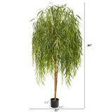 7’ Willow Artificial Tree-Tree-Parc Decor