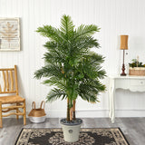 70” Areca Palm Artificial Tree in Decorative Planter (Real Touch)-Parc Decor