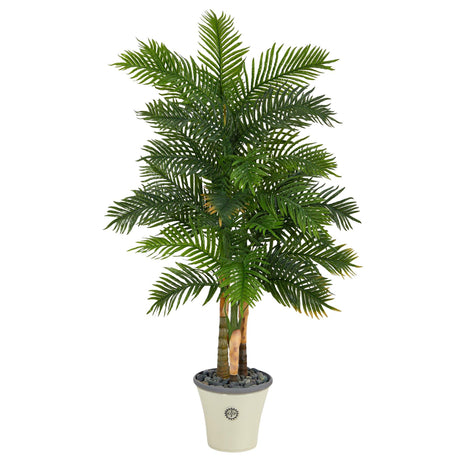 70” Areca Palm Artificial Tree in Decorative Planter (Real Touch)-Parc Decor