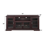70" Highboy Style Wood TV Stand