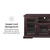 70" Highboy Style Wood TV Stand-Entertainment-Parc Decor