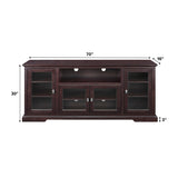 70" Highboy Style Wood TV Stand-Entertainment-Parc Decor