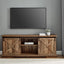 70" Sliding Barn Door TV Console