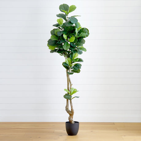 78” Fiddle Leaf Artificial Tree (Real Touch)-Parc Decor