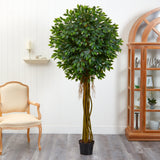 7.5' Ficus Tree UV Resistant (Indoor/Outdoor)-Parc Decor