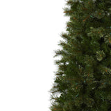7.5’ Cashmere Slim Christmas Tree w/Clear Lights-Christmas Tree-Parc Decor