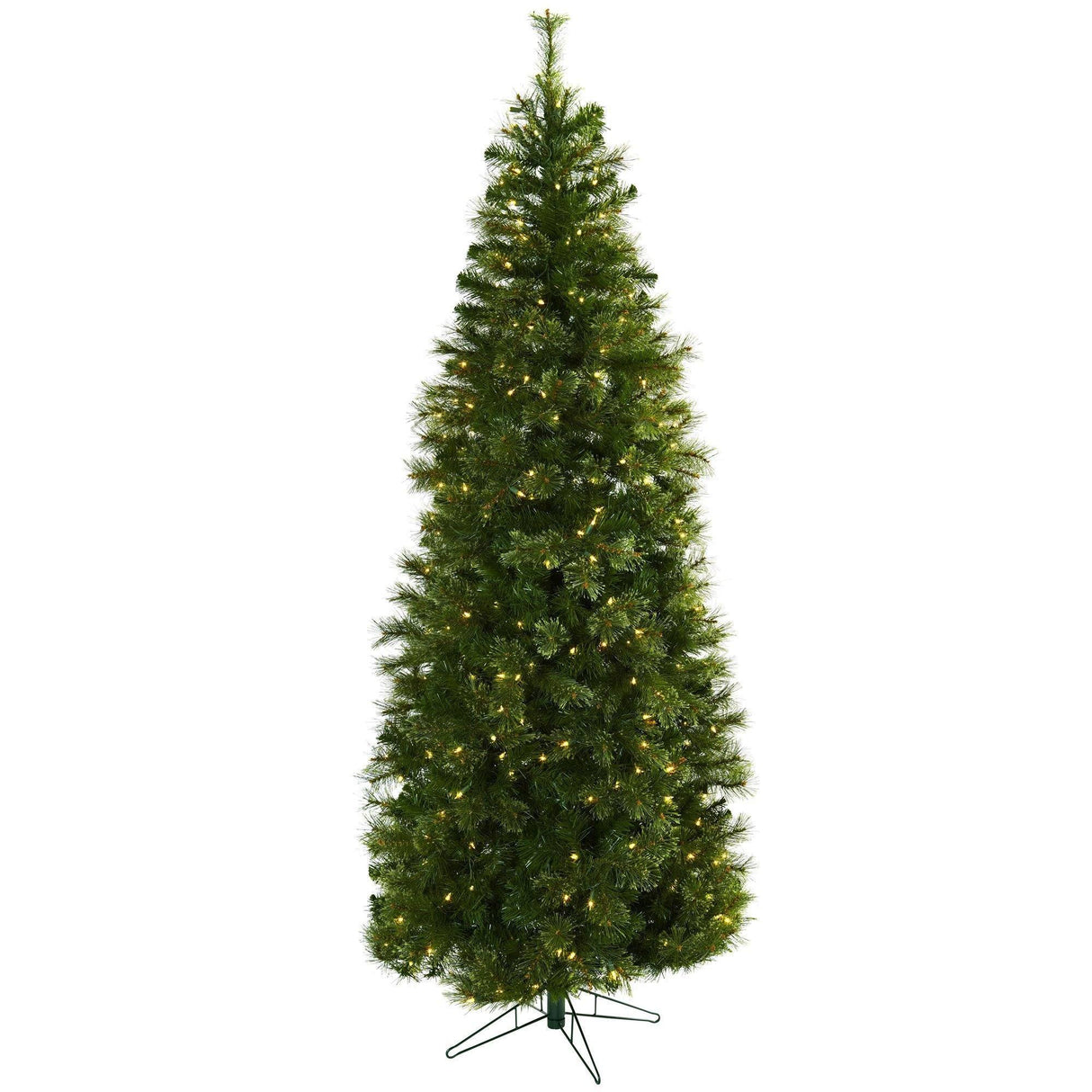 7.5’ Cashmere Slim Christmas Tree w/Clear Lights-Christmas Tree-Parc Decor