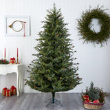 7.5’ Classic Pine & Pine Cone Christmas Tree-Christmas Tree-Parc Decor