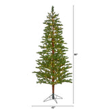 7.5' Fairbanks Fir Artificial Christmas Tree with 350 Clear Warm-Christmas Tree-Parc Decor