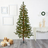 7.5' Fairbanks Fir Artificial Christmas Tree with 350 Clear Warm-Christmas Tree-Parc Decor
