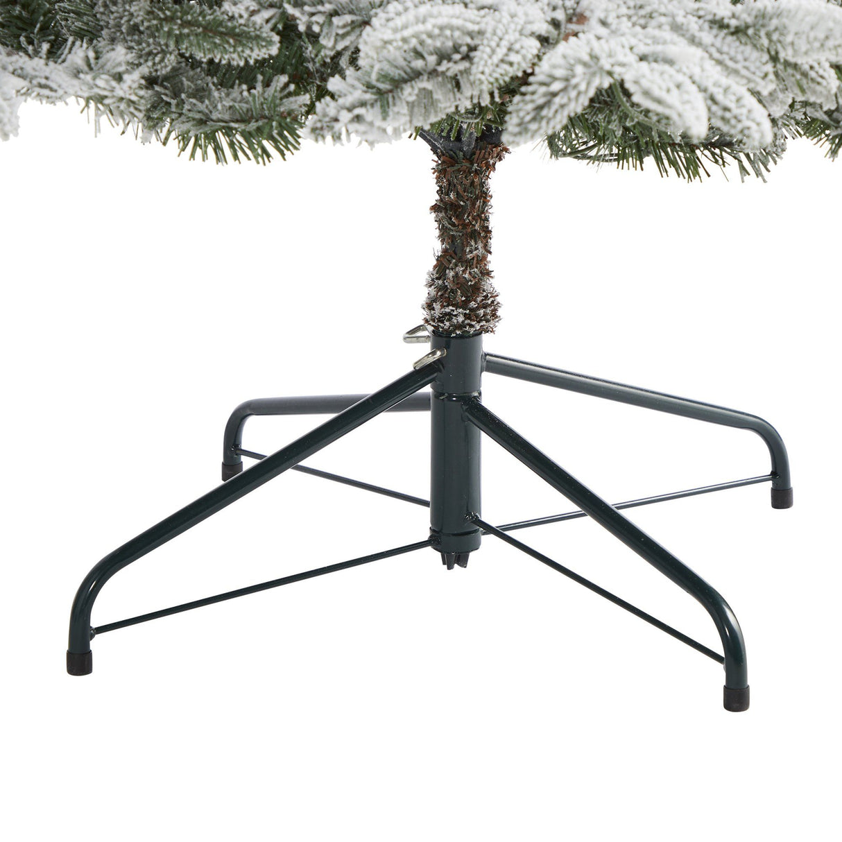 7.5’ Flocked Manchester Spruce Artificial Christmas Tree with 450 Lights and 949 Bendable Branches-Christmas Tree-Parc Decor