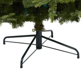 7.5’ Layered Washington Spruce Artificial Christmas Tree with 550 Clear LED Lights and 1325 Bendable Branches-Christmas Tree-Parc Decor