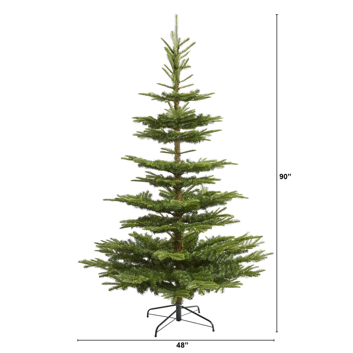 7.5’ Layered Washington Spruce Artificial Christmas Tree with and 1325 Bendable Branches-Christmas Tree-Parc Decor