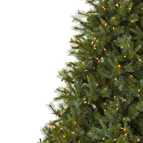 7.5' Majestic Multi-Pine Christmas Tree w/Clear Lights-Christmas Tree-Parc Decor