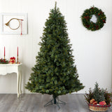 7.5' Majestic Multi-Pine Christmas Tree w/Clear Lights-Christmas Tree-Parc Decor