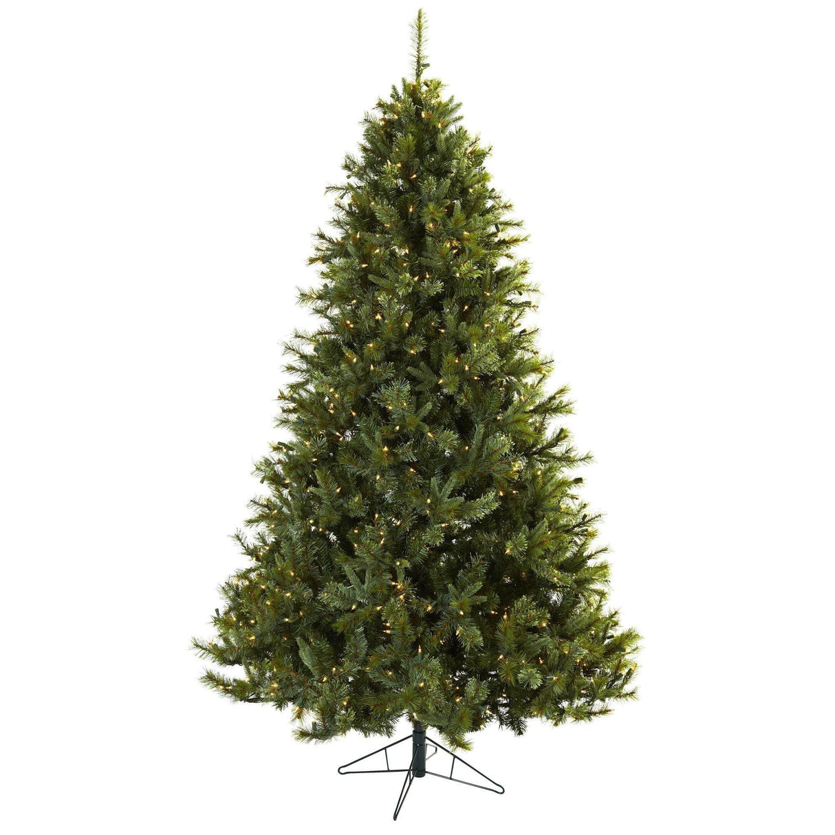 7.5' Majestic Multi-Pine Christmas Tree w/Clear Lights-Christmas Tree-Parc Decor