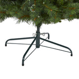 7.5’ Slim West Virginia Mountain Pine Artificial Christmas Tree with 450 Clear Lights and 967 Bendable Branches-Christmas Tree-Parc Decor