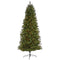 7.5’ Slim West Virginia Mountain Pine Artificial Christmas Tree with 450 Clear Lights and 967 Bendable Branches-Christmas Tree-Parc Decor